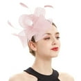thumbnail image 1 of Bandeau pour Femmes Mariage Fleur Cocktail Maille Pince à Cheveux Fête de Thé Bandeau, 1 of 3