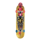 Tony Hawk 31-Inch Metallic Gold Hawk Dagger Popsicle Skateboard with 50mm x 30mm Wheels for Kids Ages 5+
