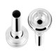 thumbnail image 2 of Boquilla para trompeta EastRock 3C chapada en plata en si bemol, 2 of 7
