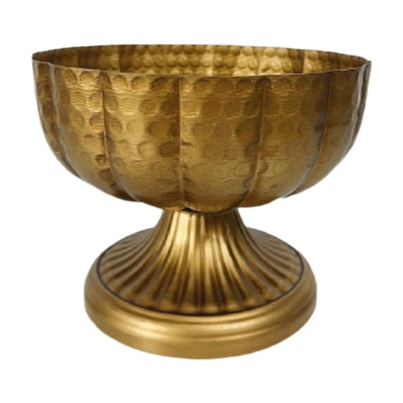 Maceta de urna francesa, maceta de flores, adornos, accesorios de fotografía clásicos rústicos, Oro profundo de 20 cm