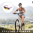 thumbnail image 3 of ROMANSENTIAL 3Ensemble Lunettes de Soleil Rétro pour Hommes Carrées Roses pour Cyclisme et Camping, 3 of 4