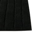thumbnail image 5 of Mainstays 15-Piece Black & White Stripe Bathroom Set – Shower Curtain, Bath Rugs & Hooks, Modern Washable Polyester, 5 of 6