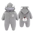 thumbnail image 2 of TAIAOJING Unisex-Baby Bear Bunting Warm Girls Boys Winter Coat Romper Outwear Jumpsuit Baby Cute Girls Coat&jacket 9-12 Months, 2 of 3