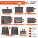 thumbnail image 2 of Organizadores de viaje para maletas bolsas organizadoras paquete 10 piezas esenciales para viaje útil para set de maletas 28” 24” y 20” Travel organizer Armored Travel, 2 of 8