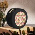 thumbnail image 6 of Naloa High Detail Succulent Round Jewelry Box, Travel Jewelry Organizer, 3.9 x 3.9 x 2in Jewelry Storage Box for Women-Black, 6 of 7