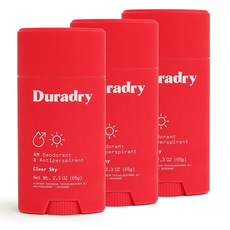 Clinical-Strength Antiperspirant Deodorant for Women & Men, Clear Sky, 3 Pack