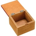 thumbnail image 3 of Primitives by Kathy 112260 Heart Hinged Box, 4-inch Square, Wood and Metal, 3 of 4