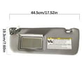 thumbnail image 2 of Sun Visor Replacement Fit For Hyundai Sonata 2006-2008, OE:852013K010QD, Sun Visor With Mirror, Driver Left & Passenger Right Side-grey-right, 2 of 6