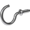 thumbnail image 1 of 0.87 in. Nickel Cup Hooks - Pack of 8, 1 of 1