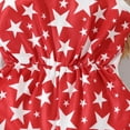 thumbnail image 6 of eczipvz Independence Day Jumpsuit Baby GirlPrint Tie-Up Strap Halter Sleeveless Romper Jumpsuit Summer Clothes Red,4-5 Years, 6 of 7