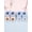 blue bear, variant on 2 pairs unisex annimals Baby Knit Booties - Soft Fleece-Lined Bear Design, Warm Non-Slip Infant Shoes (0-12 Months)