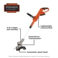thumbnail image 4 of BLACK+DECKER 20-Volt MAX* POWERCONNECT Cordless 2-in-1 String Trimmer and Edger with Battery and Charger, LST300, 4 of 13