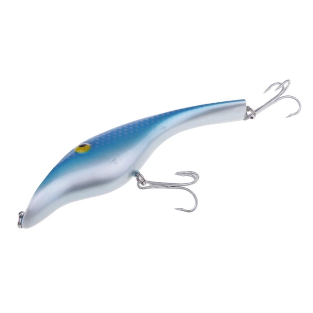 Pesca Lápiz Cebo Plástico Señuelo De La Pesca Cebos Artificiales Crankbait 1/0 # Colores Alta Simulación Alta Atracción - Azul blanco Baoblaze Cebo del lápiz de la pesca