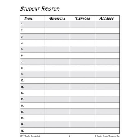 teacher record book other