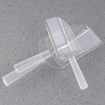 AURARMLET 3Pcs Lightweight Clear Plastic Scoop Multi Purpose Measuring Cup for Ice Cream