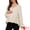 Beige, variant on DARING DIVA Women's Maternity Empire Waist Babydoll Lantern Sleeve Blouse S Beige