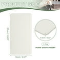 thumbnail image 2 of Uxcell Felt Base Shaper, Bag Bottom Shaper Purse Organizer Insert Arc Corner Liner Board Insert, Fit for Bag White 11 x 6 Inch, 2 of 7