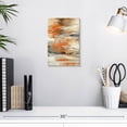 thumbnail image 3 of Elephant Stock Golden Dust Orange Ii Wall Art - Vertical Canvas Wall Art - Living Room Wall Decor - Abstract Canvas - Orange And Gray Decor By Silvia Vassileva - 8" x 12", 3 of 8
