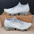 thumbnail image 1 of Ni - ke Ni - ke Air Vapormax Flyknit 3 Shoes Mens Size 11 Platinum Running AJ6900-102, 1 of 5