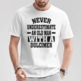 thumbnail image 5 of Never Underestimate An Old Man With A Dulcimer TShirt, 5 of 6
