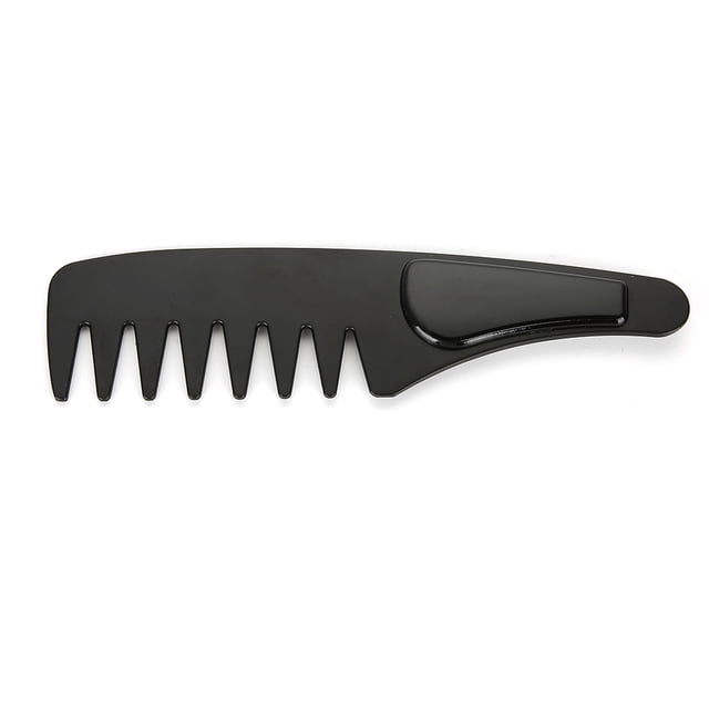 Peine para dar forma a la barba, cepillo de Peine para peinar el cabello moldeador de bigote de acero inoxidable
