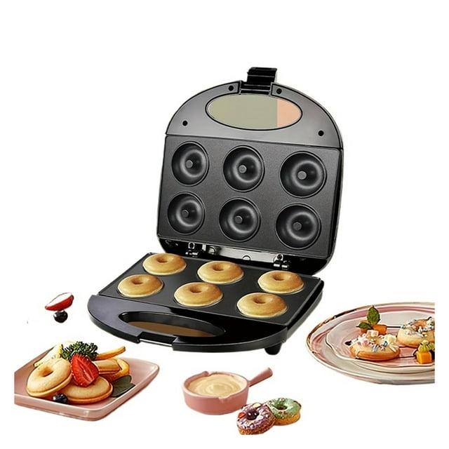 Fully Automatic Mini Electric Donut & Cake Maker - Non-Stick Home Baking Machine (Easy to Use) ,Easy to Operate