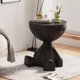 thumbnail image 2 of Mesita de noche elegante, mesa auxiliar de sofá de plástico creativa, plástico duradero, diseño de estilo lindo, ideal para decoración y organización del hogar, 2 of 4