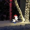 thumbnail image 2 of ProductWorks 24IN PEANUTS LED 3D PRELIT YARD DÉCOR SKATING SNOOPY, White, 2 of 4