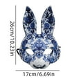 thumbnail image 2 of Rabbits Mask Mask Halloween Makeup Stage Decoration Halloween Cool Style Party Halloween Decoration Mask, 2 of 5
