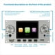 thumbnail image 3 of Módulo de Placa Decodificación Audio Sin Pérdida con Pantalla A Color TFT de 2,8 Pulgadas, Amplificador, Reproductor de Audio, Módulo de Radio FM para Automóvil de CC 4,5-5,0 V, B, 3 of 6