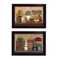 thumbnail image 1 of "Antique Kitchen - Treasures" 2-Piece Vignette by Ed Wargo, Black Frame, 1 of 1