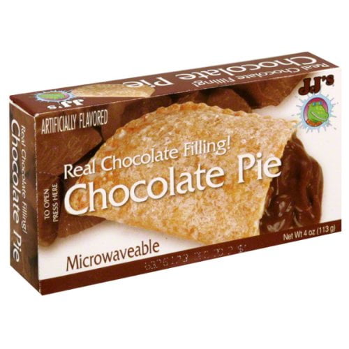 Jjs Bakery Lightly Glazed Snack Pies 4Oz (Pack Of 6) (Chocolate