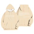 thumbnail image 4 of Letter Print Hoodies for Women Long Sleeve Sweatshirt Fall Casual Pullover Top, 4 of 4