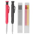 thumbnail image 3 of Marking Pencils, Clip Design Portable Red Yellow Black Carpenter Pencil  for Drawing, 3 of 7