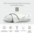 thumbnail image 2 of Ella Jayne 100% Cotton Percale Pillow Protector, Set of 2  -  Queen, 2 of 3