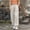 Beige plus size wide leg pants a1, variant on Women Plus Size Wide Leg Elastic Waist Flowy Loose Long Harem Pants Casual Cropped Palazzo Trousers for Beach Work Lounge, Beige 2XL