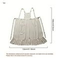 thumbnail image 2 of nvzhuang Women Kitchen Aprons Waist Strap Solid Color/Striped Cooking Baking Cleaning Apron, 2 of 4