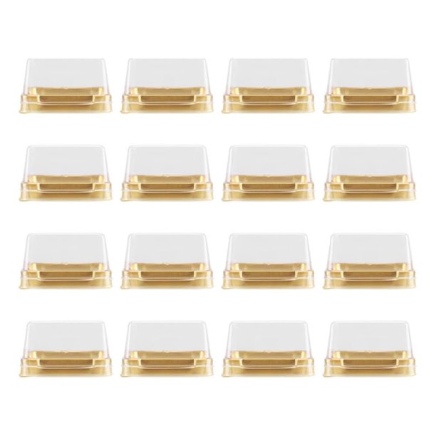 Caja De Pastel Transparente De Plástico Para Postres Tartas Y Bocadillos Paquete De 100 Piezas Para Eventos Y Fiestas