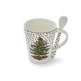 thumbnail image 4 of Spode Christmas Tree Mug & Spoon Set, 14 Oz Porcelain Mug for Coffee, Tea, Milk, Hot Cocoa - Festive Gift Box - Dishwasher & Microwave Safe - Holiday Collection Design for Gifting (Polka Dot), 4 of 4