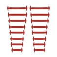 thumbnail image 1 of Guardurnaity 16 Uds. De cordones elásticos para zapatos, herramienta sin atar, accesorio para calzado, hebillas de silicona, hebilla sin cordones, piezas Calzado Rojo Guardurnaity PS6431-05, 1 of 6