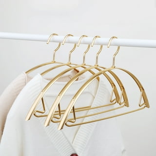 Metal Wire Hanger  Strong Gold Coat Clothes Steel Water Proof Heavy Duty  Space Saving Wardrobe Hangers. – Goal Winners