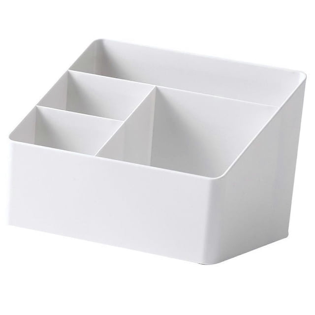 Desktop Storage Box Cosmetics Storage Plastic Multifunctional Makeup Desk Office Organizer for Dormitory Living Room