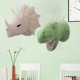 thumbnail image 2 of 2 Pieces Dinosaur Head Wall Ornaments 3D Cute Nursery Room Living Room Baby, 2 of 5