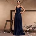 thumbnail image 3 of Sexy Backless Maxi Formal Dress for Women with Sequin, Sleeveless Pleated Evening Gowns for Wedding and Cocktail, 3 of 6