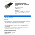 thumbnail image 2 of Front Side Marker Light Bulb - Compatible with 1986 - 1995 Suzuki Samurai 1987 1988 1989 1990 1991 1992 1993 1994, 2 of 2