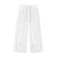 thumbnail image 5 of Lmueinov Womens Sweatpants Drawstring Elastic High Waist Double Sided Fleece Pants Wide Leg Sweatpants with Pockets for Jogger Coffee, 5 of 8