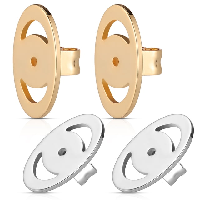 Shisuyan 2 Paires de Dos de Boucles d'Oreilles, Dos de Levage de Boucles d'Oreilles, Dos de Boucles d'Oreilles Lourdes, Dos de Boucles d'Oreilles Percées, Dos d'Oreilles Tombantes, Dos de Boucles d'Oreilles Verrouillables