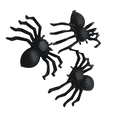 thumbnail image 5 of Matsuzay 50/100 Uds juguete de araña de Halloween plástico luminoso negro Mini araña falsa accesorios engañosos fiesta en casa vacaciones suministros Type3 NO3 Matsuzay CBP373087, 5 of 5
