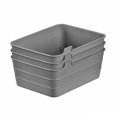 thumbnail image 1 of 3 Pack Rectangular Mini Flex Bin, 1 of 1