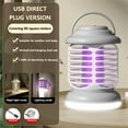 thumbnail image 1 of Xihbxyly Lámpara Antimosquitos, con Energía Solar y Carga Usb, Resistente Al Agua, 3 En 1, Luz Ultravioleta Eficaz, Funcionamiento Silencioso, para Uso En Interiores y Exteriores, Diseño Colgante, Co, 1 of 2